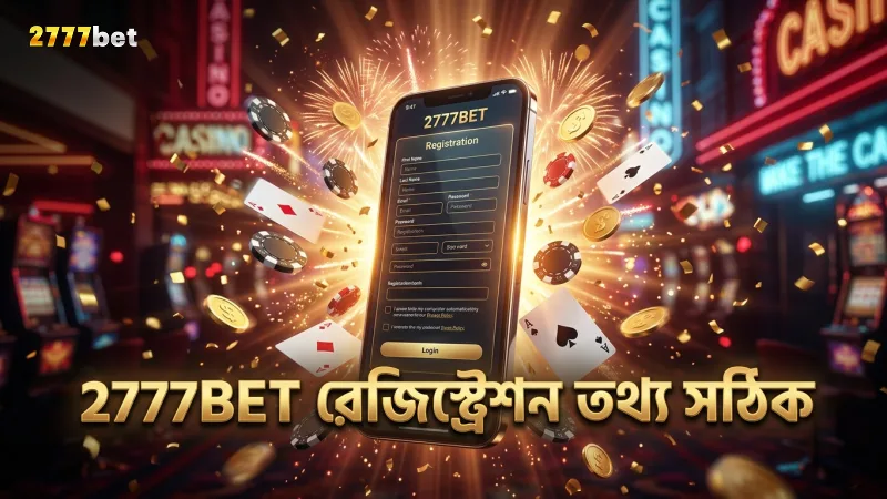 2777BET রেজিস্ট্রেশনে সঠিক তথ্য প্রদান নিশ্চিত করুন