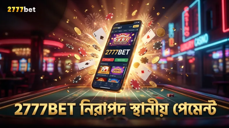 2777BET-এ স্থানীয় পেমেন্ট ব্যবস্থার মাধ্যমে ঝুঁকি কমান।
