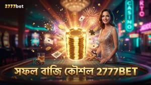 সফলতার জন্য 2777BET-এ বাজি পরিকল্পনা এবং গেমিং কৌশল গুরুত্বপূর্ণ।