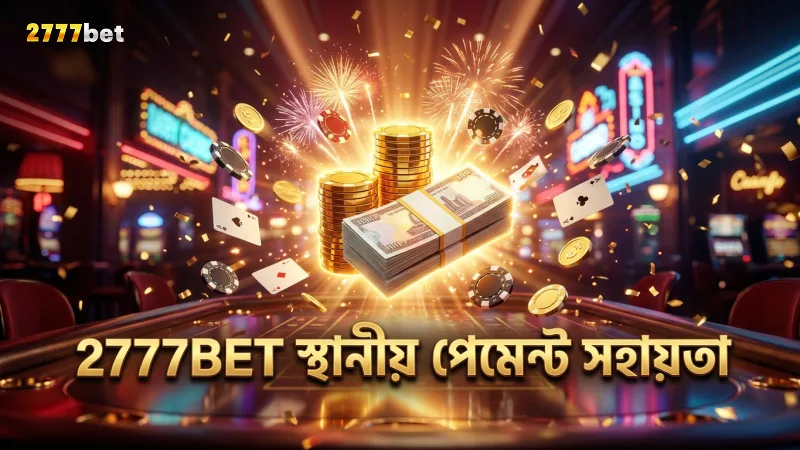 স্থানীয় পেমেন্ট পদ্ধতি ব্যবহার করে 2777BET যোগাযোগ সহজ করুন