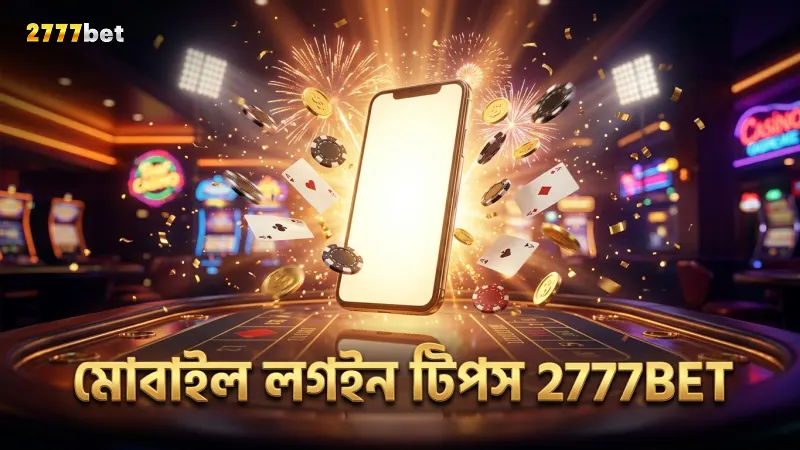 2777BET ব্যবহারকারীদের মোবাইল থেকে সঠিকভাবে লগইন করার টিপস।