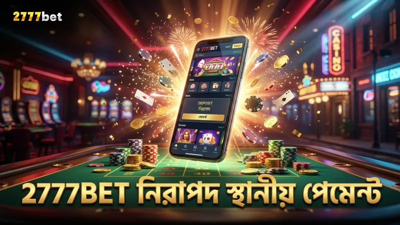 2777BET এর নিরাপদ স্থানীয় পেমেন্ট অপশনসমূহ।