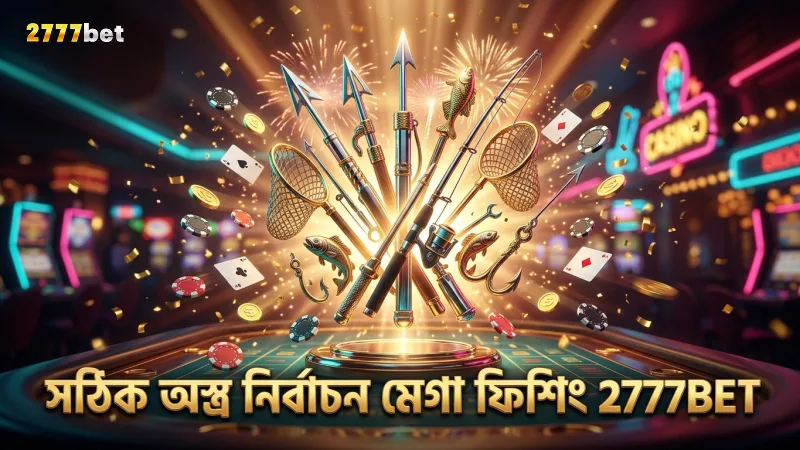 মেগা ফিশিং গেমে সফলতার জন্য সঠিক অস্ত্র নির্বাচন জরুরি।