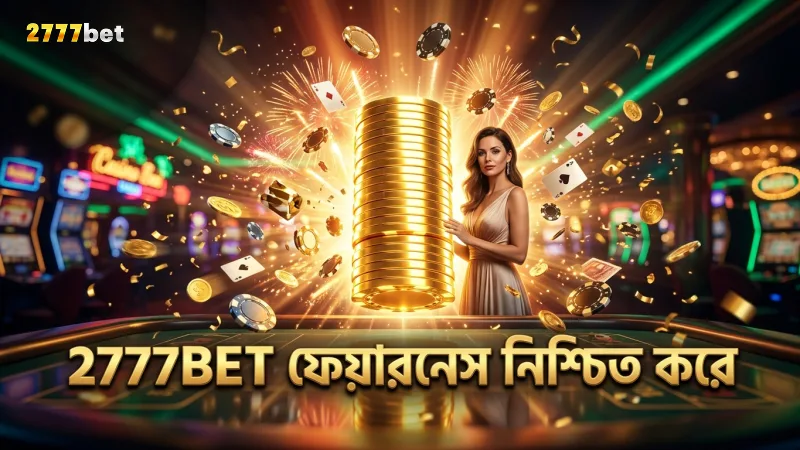 2777BET প্ল্যাটফর্মে গেমের ফেয়ারনেস নিশ্চিত।