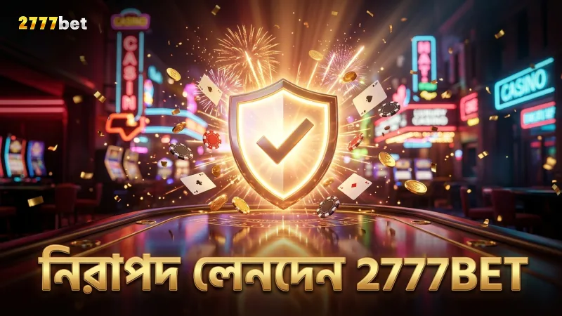 শতভাগ নিরাপদ লেনদেন নিশ্চিত করে 2777BET এর আধুনিক প্রযুক্তি।