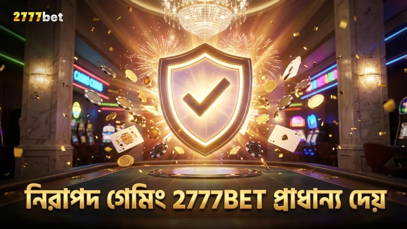 নিরাপদ ও দায়িত্বশীল গেমিং বজায় রাখুন, 2777BET প্রস্তাব করে
