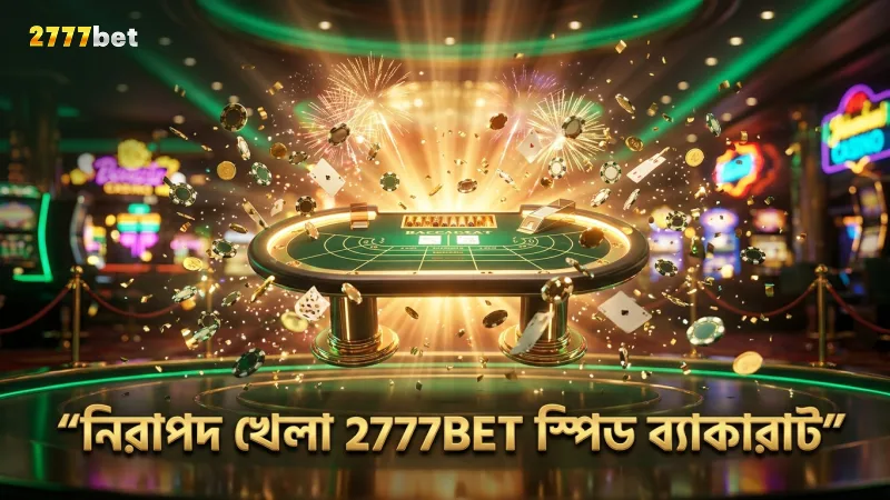 2777BET এ নিরাপদ ও নির্ভরযোগ্য স্পিড ব্যাকারাট খেলা